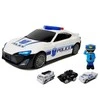 Lean Toys Automobilis su policininko figūrėlė 2in1