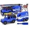 Lean Toys Policijos visureigis su priekaba LeanToys