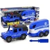 Lean Toys Policijos visureigis su priekaba LeanToys