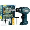 Lean Toys Vaikiškų įrankių rinkinys su gręžtuvu Diy Deluxe