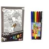 Dėlionė Lean Toys Žuvys, 500 detalių, 70x50 cm