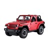 Rastar Nuotoliniu būdu valdomas raudonas Jeep Wrangler Rubicon 1:14 modelis