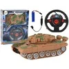 Rc tankas su efektais Lean Toys, rudas