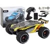 Nuotoliniu būdu valdomas automobilis Rabbits Off-Road Car 4-Wheel Drive Lean Toys, geltonas