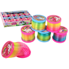Vaivorykštės spyruoklė su šviesos efektu Lean Toys