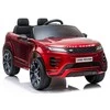 Lean Cars Dvivietis vaikiškas elektromobilis Lean Range Rover Evoque, raudonai dažytas