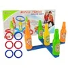 Lean Toys Spalvotas arkadinis žiedų metimo žaidimas