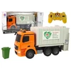 Double E Nuotoliniu būdu valdomas sunkvežimis RC Garbage Truck Mercedes-Benz Antos, oranžinis