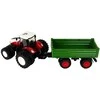 Lean Toys RC traktorius su priekaba 1:24 Raudona žalia
