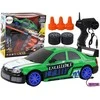 Lean Toys Nuotoliniu būdu valdomas sportinis automobilis 1:24, žalias, su keičiamais ratais