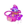 Lean Toys Šeimyninis žvejybinis žaidimas "Delfinų parkas", rožinis