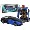 Automobilis - robotas 2in1 Lean toys Bugatti, mėlynas