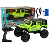 Lean Toys Rock Crawler 2.4 GHz Žalias 4x4 Amortizatoriai