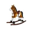 Lean Toys Pliušinis arkliukas su garsais, 74 cm