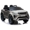 Lean Cars Dvivietis vaikiškas elektromobilis Lean Range Rover Evoque, sidabrinis