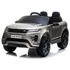 Lean Cars Dvivietis vaikiškas elektromobilis Lean Range Rover Evoque, sidabrinis