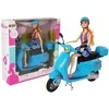 Lean Toys Lėlė su motoroleriu LeanToys