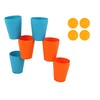 Jutiminis žaidimas dėlionė puodeliai 3in1 Lean toys, 16 d.