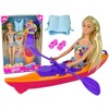 Lean Toys Lėlės rinkinys su baidare ir aksesuarais