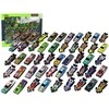 Žaislinių automobilių rinkinys Lean toys, 50 vnt.