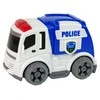Lean Toys Žaislinių automobilių su šviesoforais ir kelio ženklais rinkinys