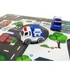 Lean Toys Žaislinių automobilių su šviesoforais ir kelio ženklais rinkinys