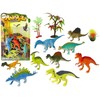 Žaislinių dinozaurų figūrėlių rinkinys Lean Toys Animal Kingdom, 9 vnt.