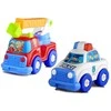 Lean Toys Vilkikas su automobiliukais ir aksesuarais