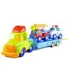 Lean Toys Vilkikas su automobiliukais ir aksesuarais