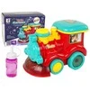 Žaislinis muilo burbulų lokomotyvas Lean Toys su garsais ir šviesomis