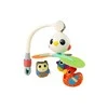 Lean Toys Karuselė kūdikiams su muzikine dėžute ir pliušiniais paukšteliais, 40x23 cm