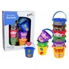 Lean Toys Kibirėlių su gyvūnėliais rinkinys Inna, 6 vnt.