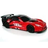 Lean Toys Nuotoliniu būdu valdomas sportinis automobilis Corvette C6.R, 2.4 G, 1:24, raudonas