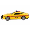 Žaislinis sportinis greitosios pagalbos automobilis Lean Toys, geltona