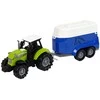 Lean Toys Traktorius su priekaba arkliui LeanToys Žalias Farm
