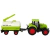 Lean Toys Traktorius su priekaba LeanToys Big Wheels Žalias Farm