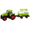 Lean Toys Traktorius su priekaba LeanToys Big Wheels Žalias Farm