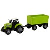 Lean Toys Traktorius su priekaba LeanToys Žalias Farm