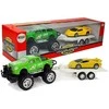 Lean Toys Automobilių rinkinys vaikams Auto Sportoe Geltona Terrain, 2 vnt.