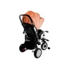 Lean Toys Triratis dviratis PRO400 su putplasčio ratais, oranžinis