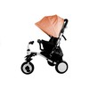 Lean Toys Triratis dviratis PRO400 su putplasčio ratais, oranžinis