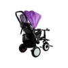 Rower Triratis dviratis PRO400 su reguliuojama nugaros atrama, violetinis