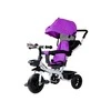 Triratis Lean Toys PRO300 su rankena, violetinis