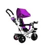 Triratis Lean Toys PRO300 su rankena, violetinis