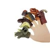 Lean Toys Guminės dinozaurų pirštų lėlės, 5 vnt.