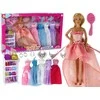 Lean Toys Lėlė Mergaitėms su Ilgais Šviesiais Plaukais ir Aprangos Priedais