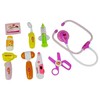 Lean Toys Jaunojo gydytojo rinkinys lagaminėlyje su priedais, 10 dalių