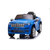 Lean Cars Vienvietis elektromobilis vaikams Jeep Grand Cherokee JJ2055, mėlynas