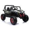 Lean Cars Dvivietis vaikiškas elektromobilis Buggy XMX603, juoda/žalia
