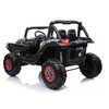 Lean Cars Dvivietis vaikiškas elektromobilis Buggy XMX603, juoda/žalia